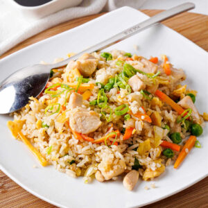 Ghana Fried Rice (Medium pan with Shitor (Black Pepper Sauce)