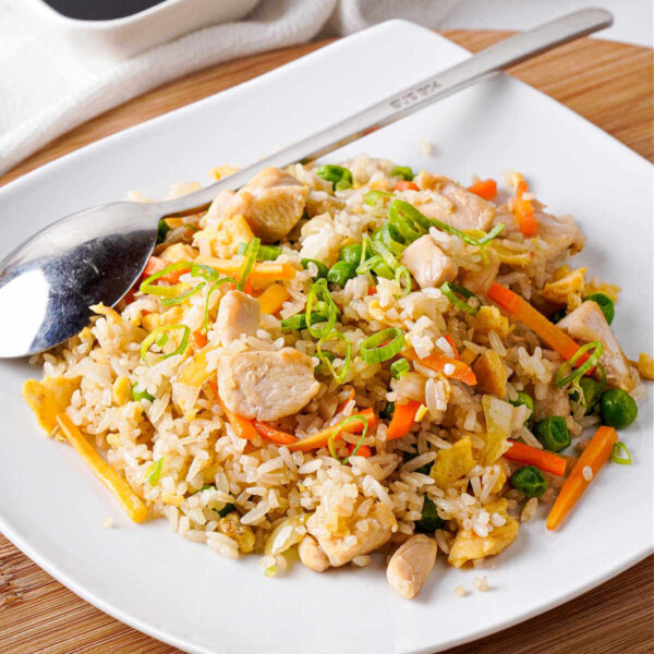 Ghana Fried Rice (Medium pan with Shitor (Black Pepper Sauce)