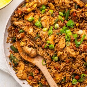 Ghana Fried Rice (Large pan with Shitor (Black Pepper Sauce)